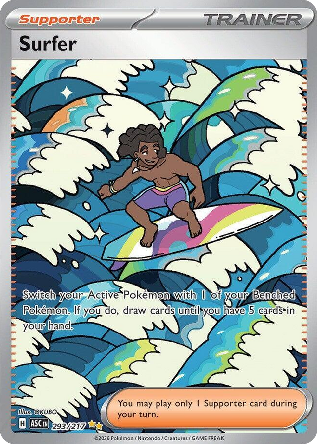0293 Surfer Special Illustration Rare Ascended Heroes