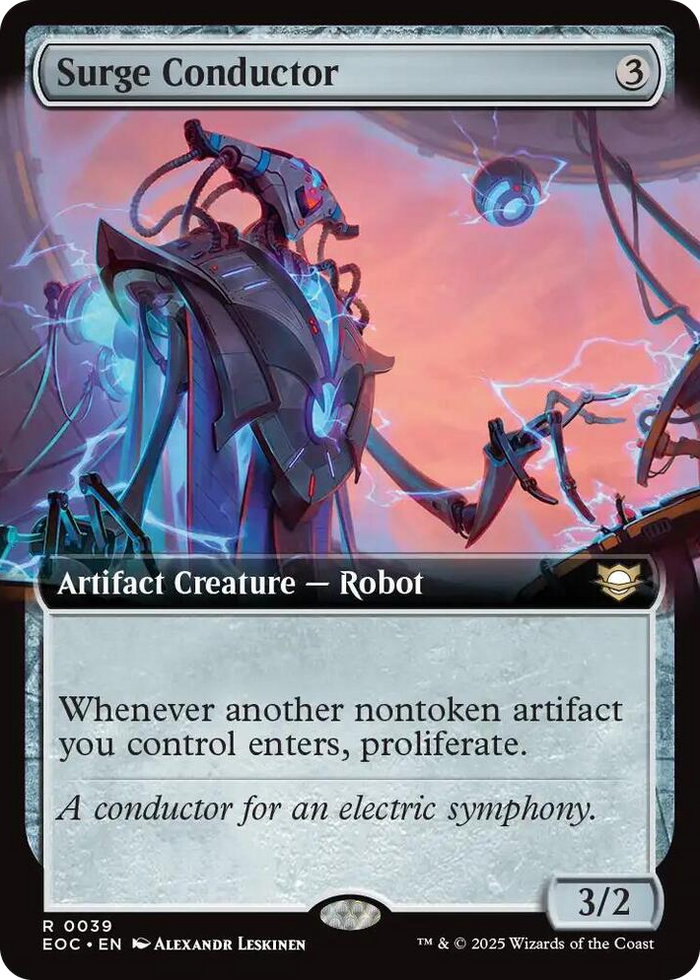 Surge Conductor (Extended Art) #39 R - Commander: Edge of Eternities Pokemon card