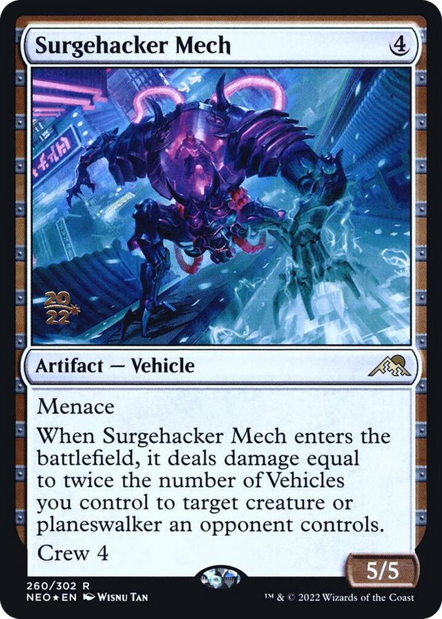 0260 Surgehacker Mech R Prerelease Cards