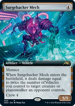0500 Surgehacker Mech (Extended Art) R Kamigawa: Neon Dynasty