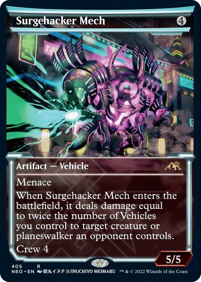 0405 Surgehacker Mech (Showcase) R Kamigawa: Neon Dynasty