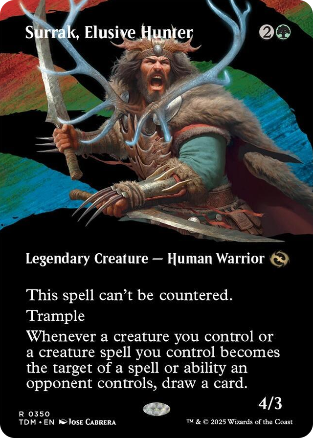 0350 Surrak, Elusive Hunter (Borderless) R Dragonstorm