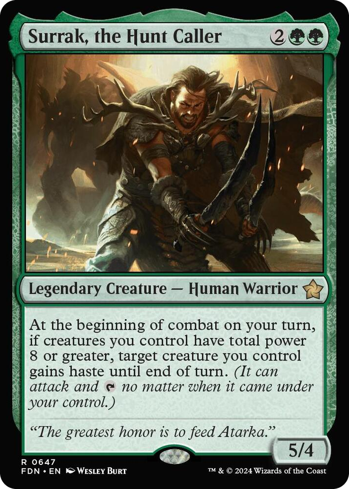 0647 Surrak, the Hunt Caller (0647) R Foundations