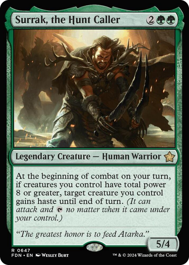 0647 Surrak, the Hunt Caller (0647) R Foundations