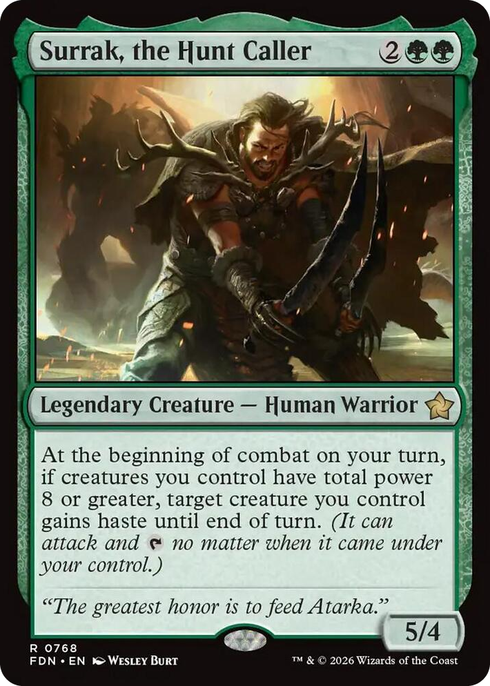 0768 Surrak, the Hunt Caller (0768) R Foundations