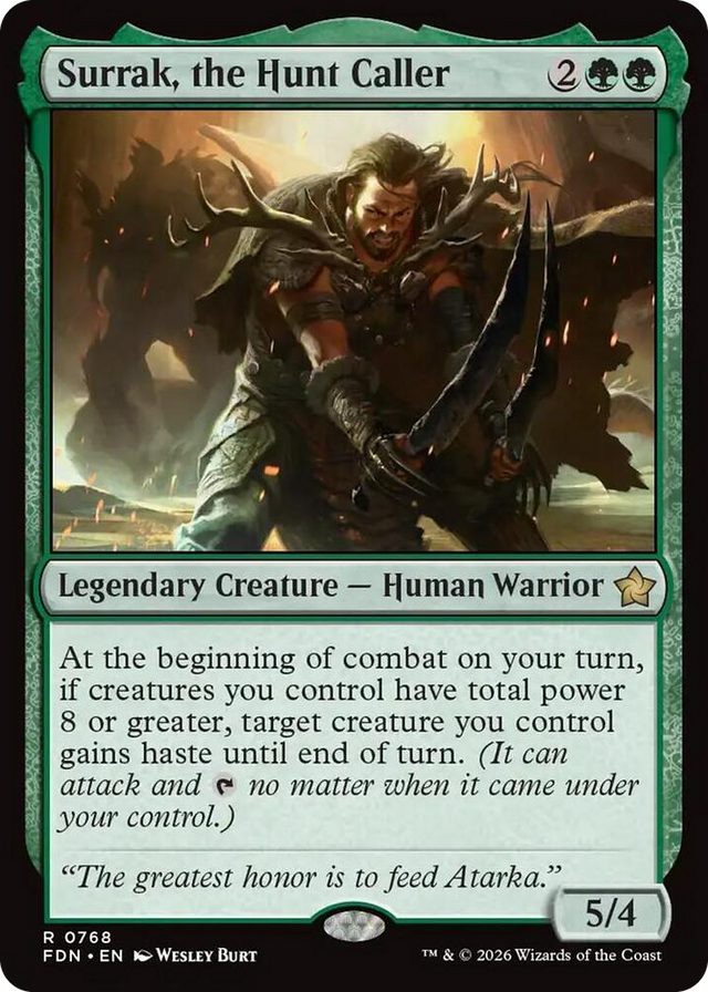 0768 Surrak, the Hunt Caller (0768) R Foundations