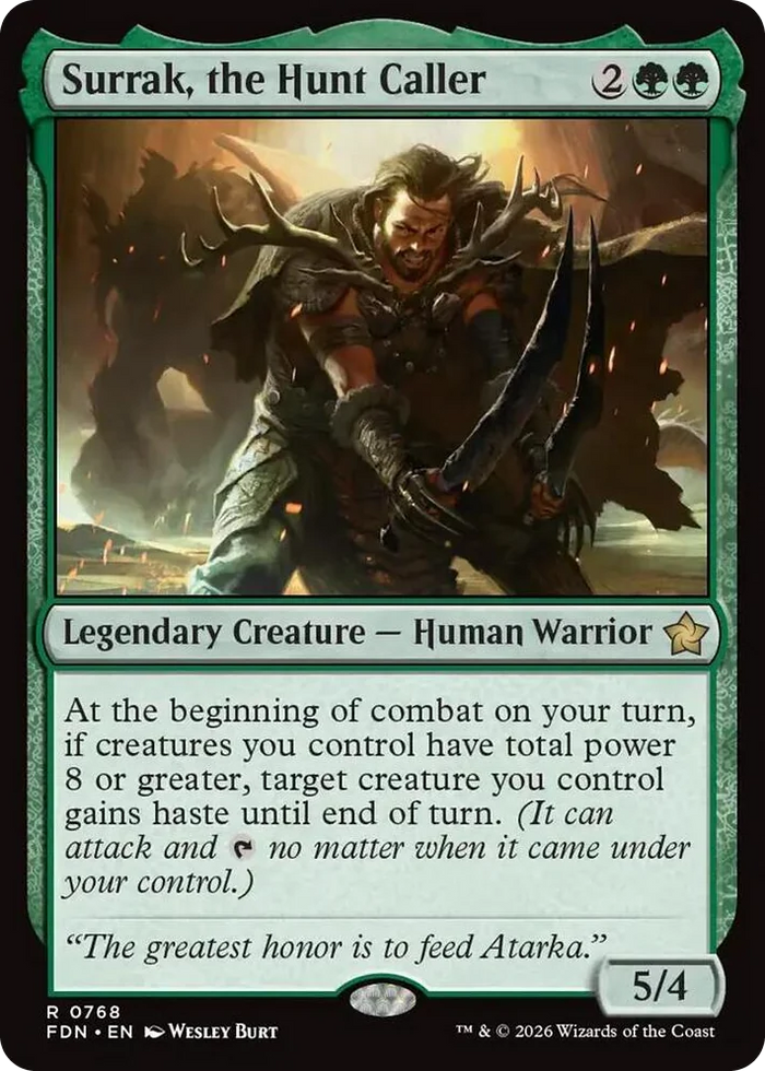 0768 Surrak, the Hunt Caller (0768) R Foundations