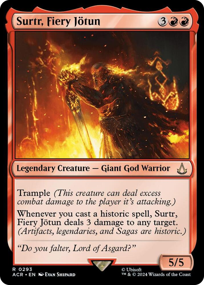 0293 Surtr, Fiery Jötun R Universes Beyond: Assassin's Creed