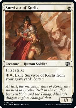 0028 Survivor of Korlis C The Brothers' War