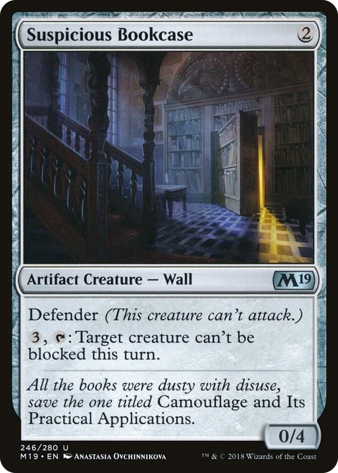 0246 Suspicious Bookcase U Core Set 2019