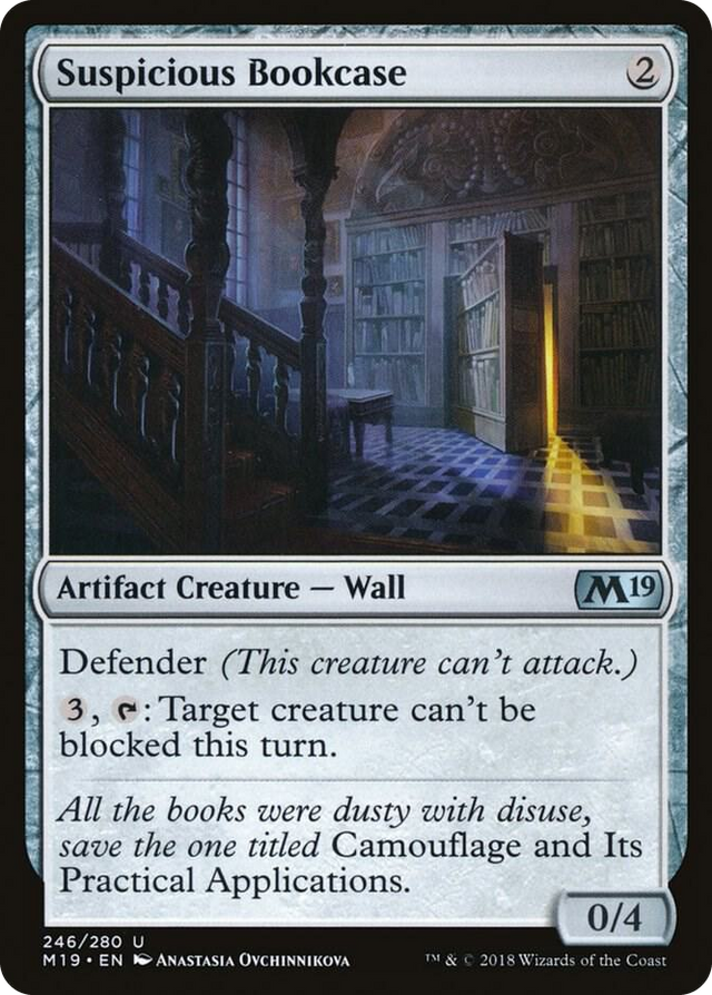 0246 Suspicious Bookcase U Core Set 2019