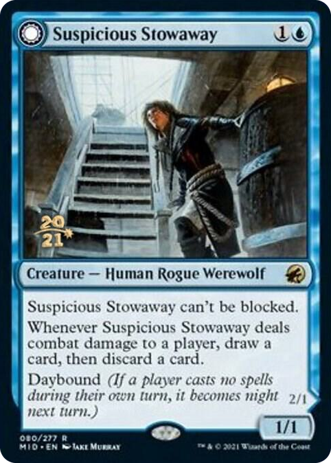 Suspicious Stowaway #80 R - Prerelease Cards Pokemon card