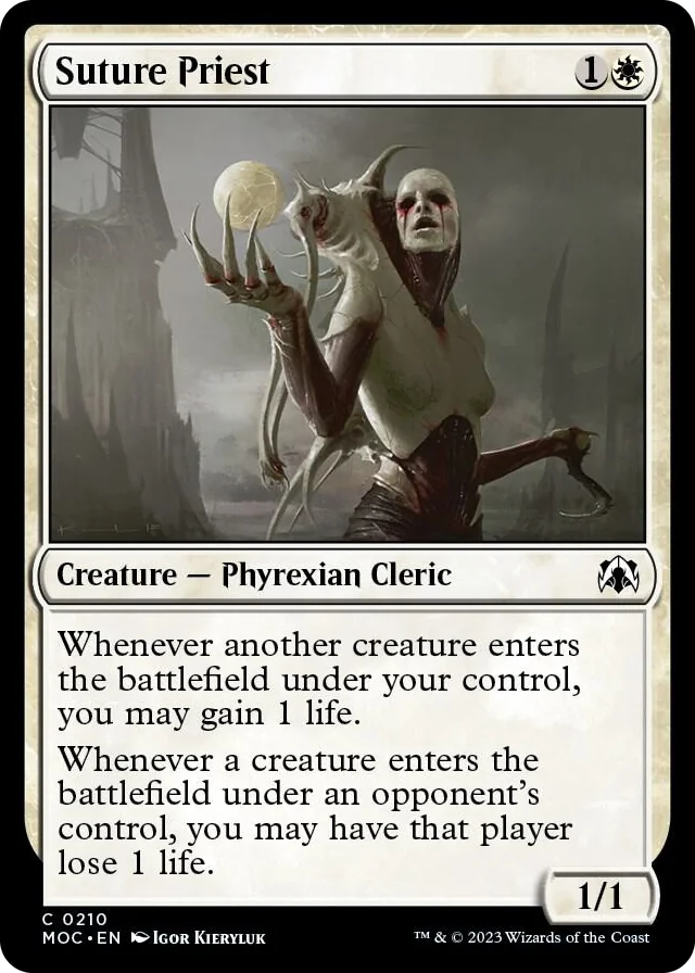 0210 Suture Priest C Commander: March of the Machine