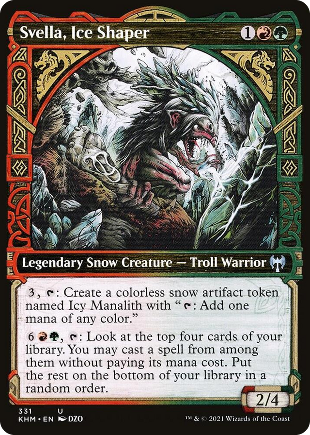 0331 Svella, Ice Shaper (Showcase) U Kaldheim