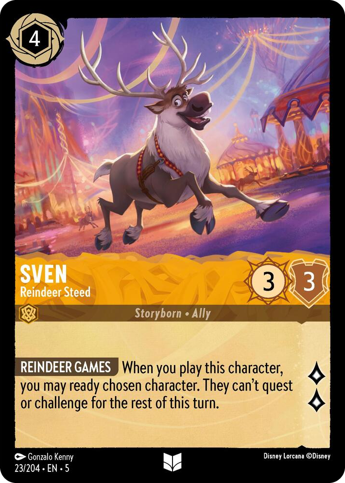 0023 Sven - Reindeer Steed Uncommon Shimmering Skies