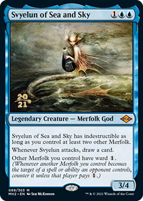 Svyelun of Sea and Sky #69 M - Prerelease Cards Pokemon card
