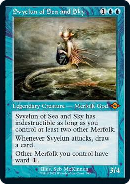 0393 Svyelun of Sea and Sky (Retro Frame) (Foil Etched) M Modern Horizons 2