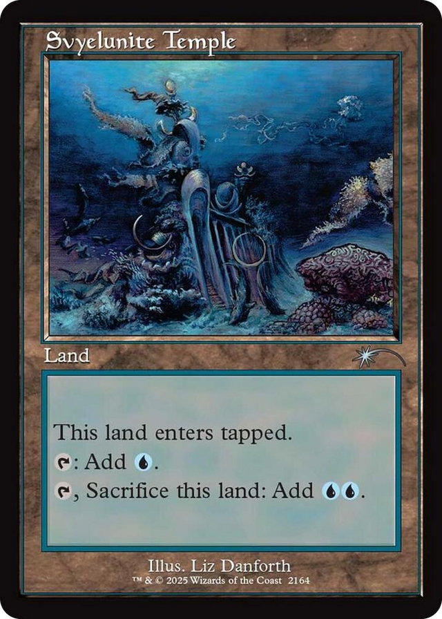 2164 Svyelunite Temple (Retro Frame) U Secret Lair Drop Series