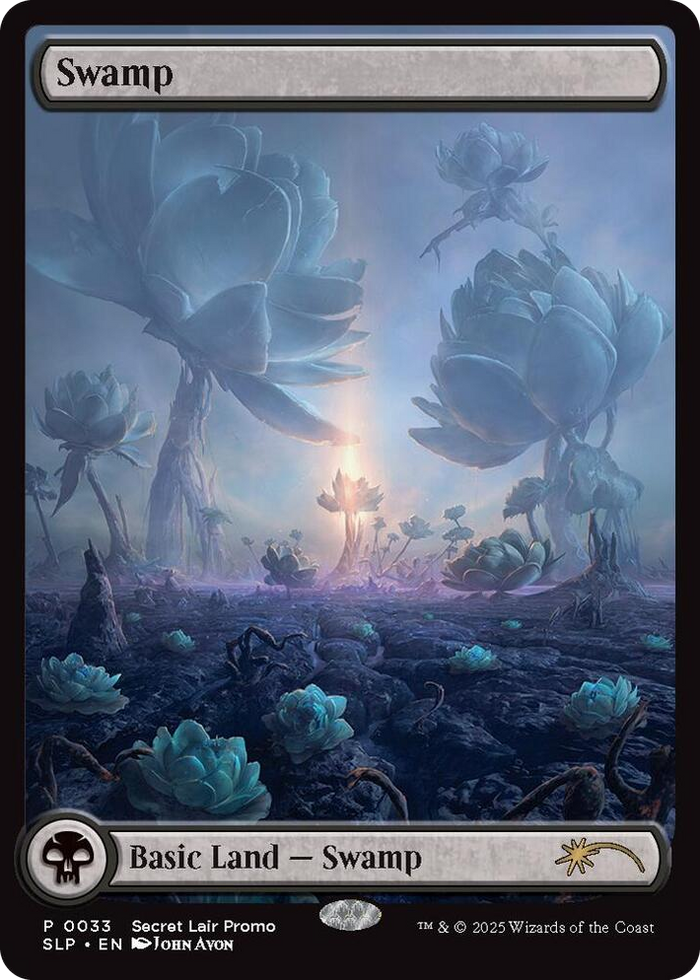 Swamp (0033) #33 P - Secret Lair Showdown Pokemon card