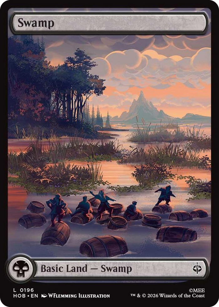Swamp (0196) #196 L - The Hobbit Pokemon card