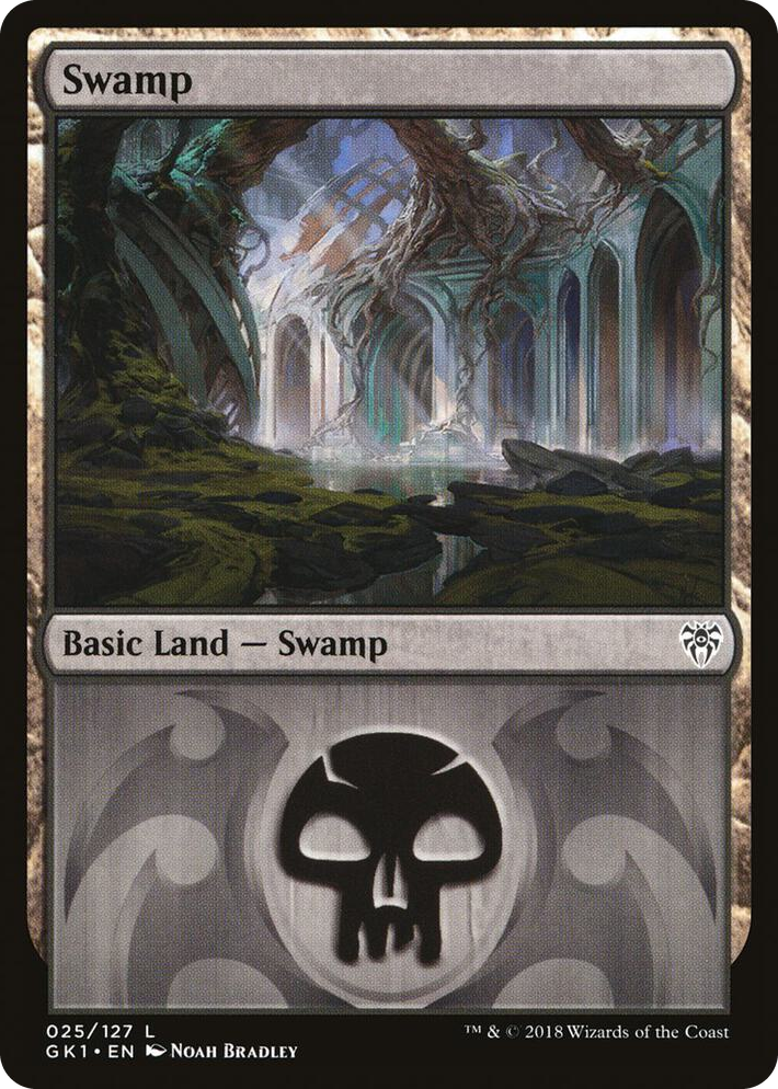 0025 Swamp (025) L Guilds of Ravnica: Guild Kits
