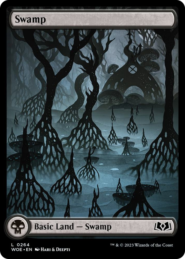 0264 Swamp (0264) L Wilds of Eldraine
