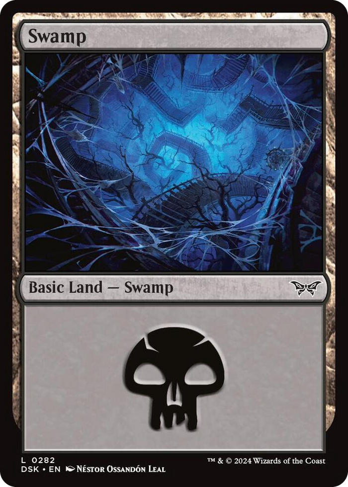 Swamp (0282) #282 L - Duskmourn: House of Horror Pokemon card