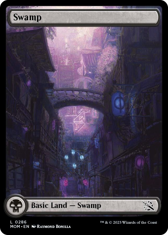 Swamp (0286) #286 L - March of the Machine Pokemon card