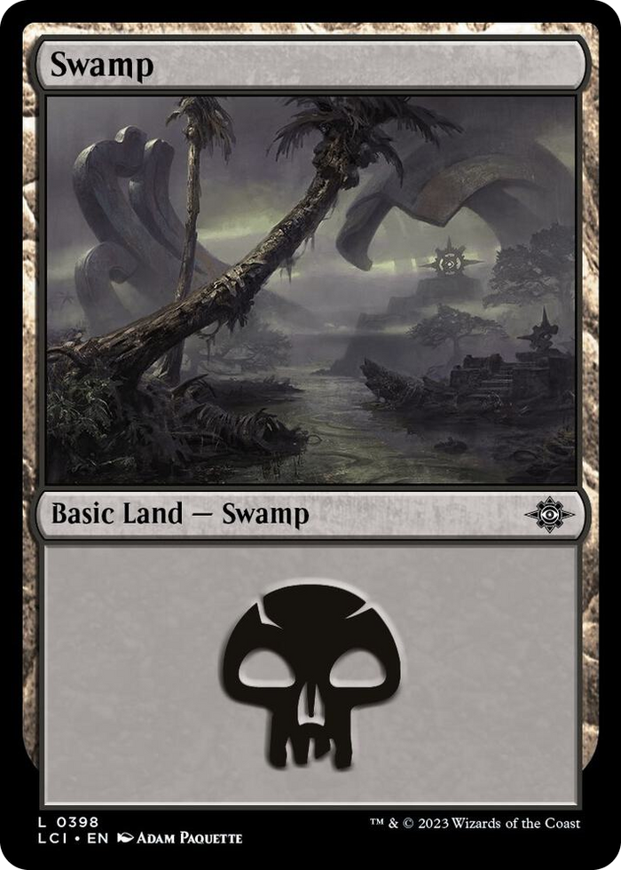 Swamp (0398) #398 L - The Lost Caverns of Ixalan Pokemon card