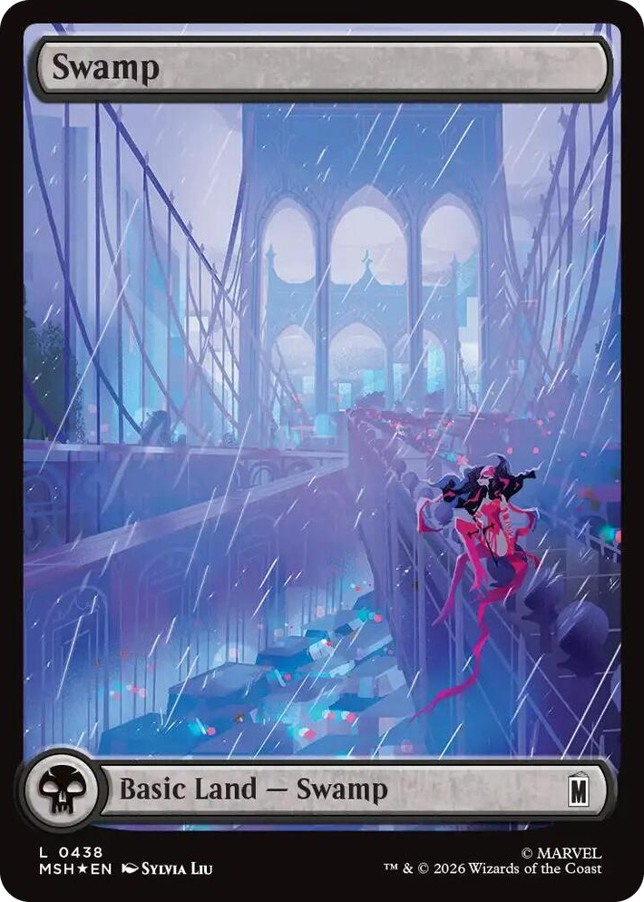 0438 Swamp (0438) (Surge Foil) L Marvel Super Heroes