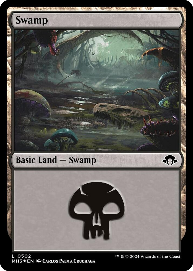 0502 Swamp (0502) (Ripple Foil) L Modern Horizons 3