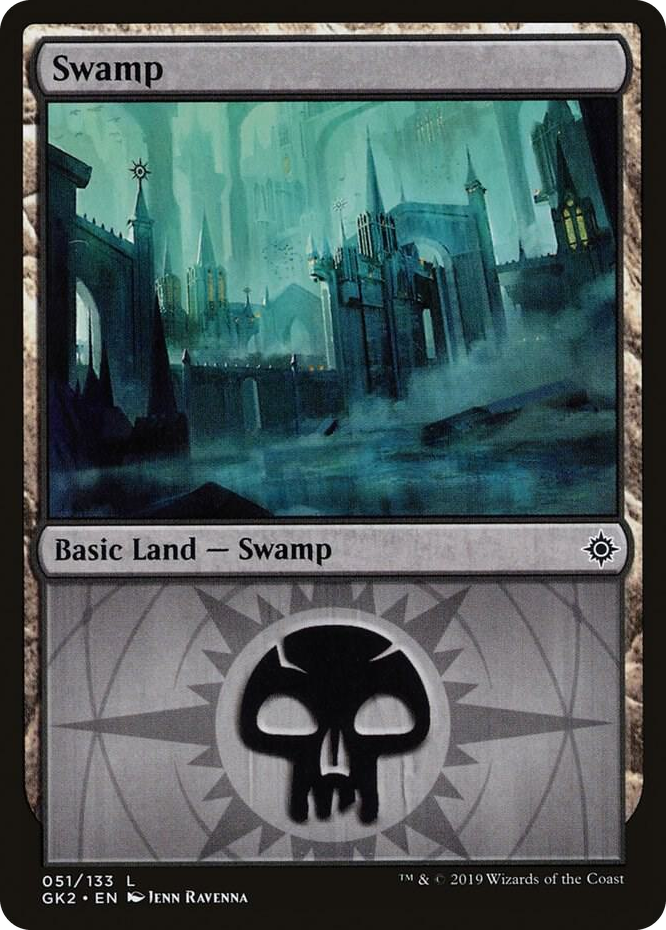 0051 Swamp (051) L Ravnica Allegiance: Guild Kits