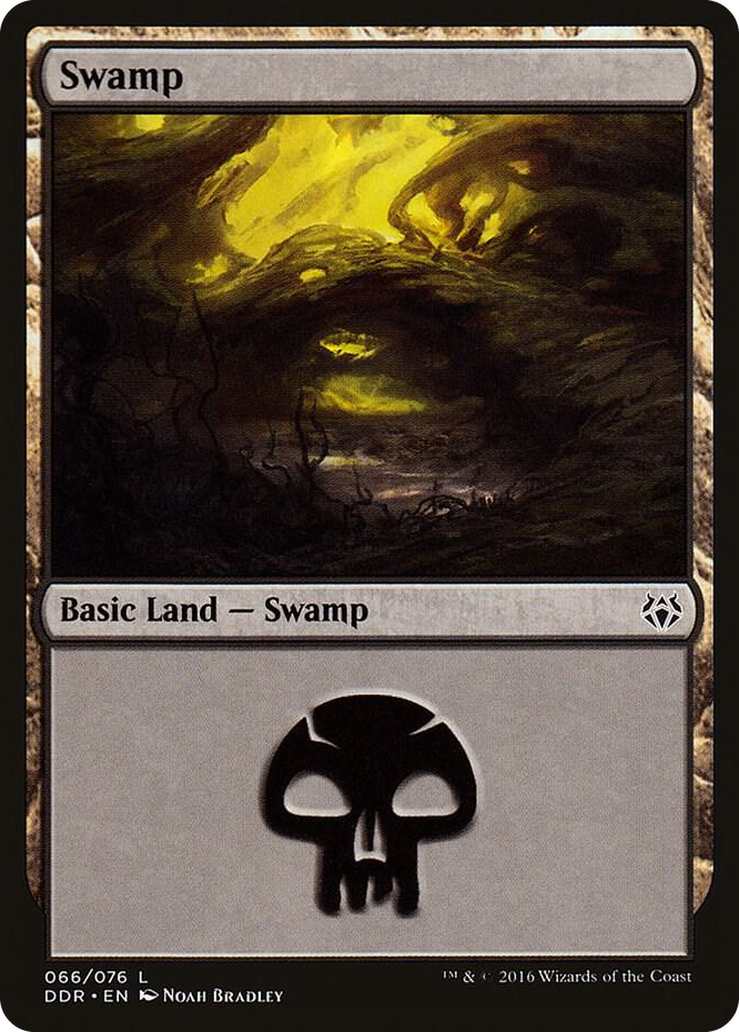 Swamp (066) #66 L - Duel Decks: Nissa vs. Ob Nixilis Pokemon card