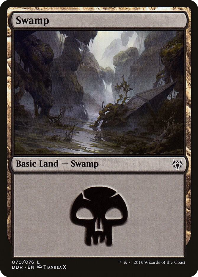 Swamp (070) #70 L - Duel Decks: Nissa vs. Ob Nixilis Pokemon card