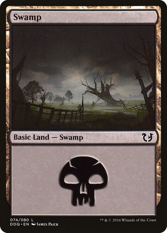 0074 Swamp (074) L Duel Decks: Blessed vs. Cursed