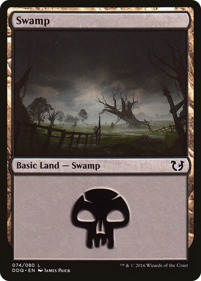 Swamp (074) #74 L - Duel Decks: Blessed vs. Cursed Pokemon card