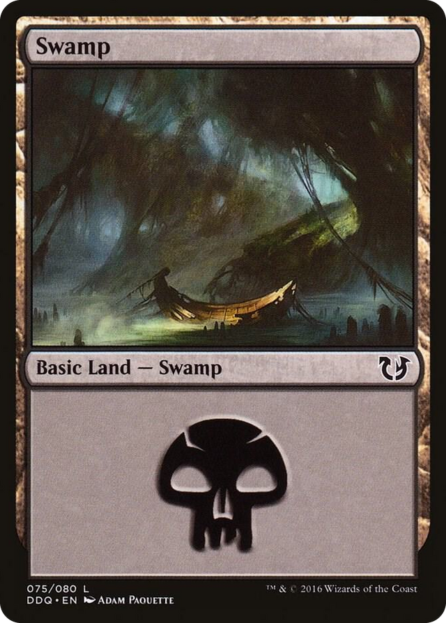 0075 Swamp (075) L Duel Decks: Blessed vs. Cursed