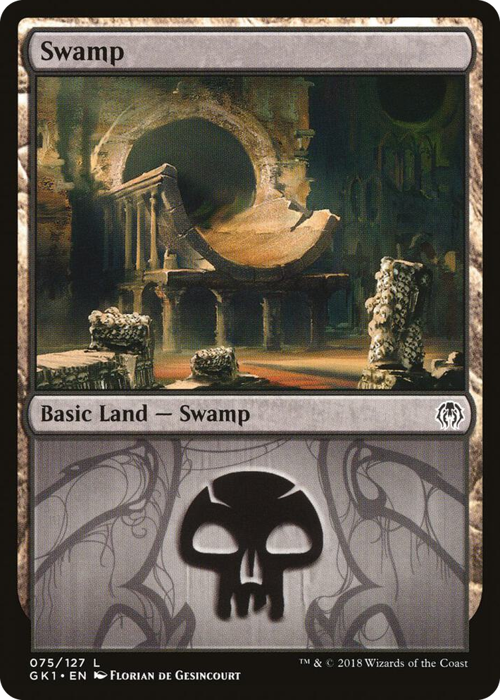 0075 Swamp (075) L Guilds of Ravnica: Guild Kits