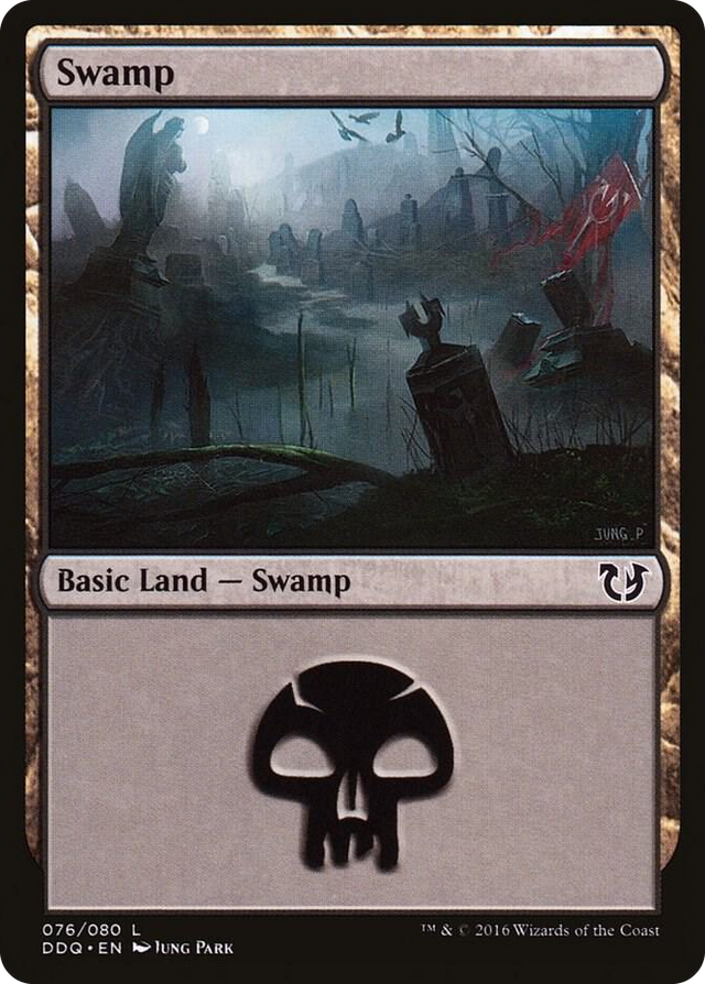 0076 Swamp (076) L Duel Decks: Blessed vs. Cursed