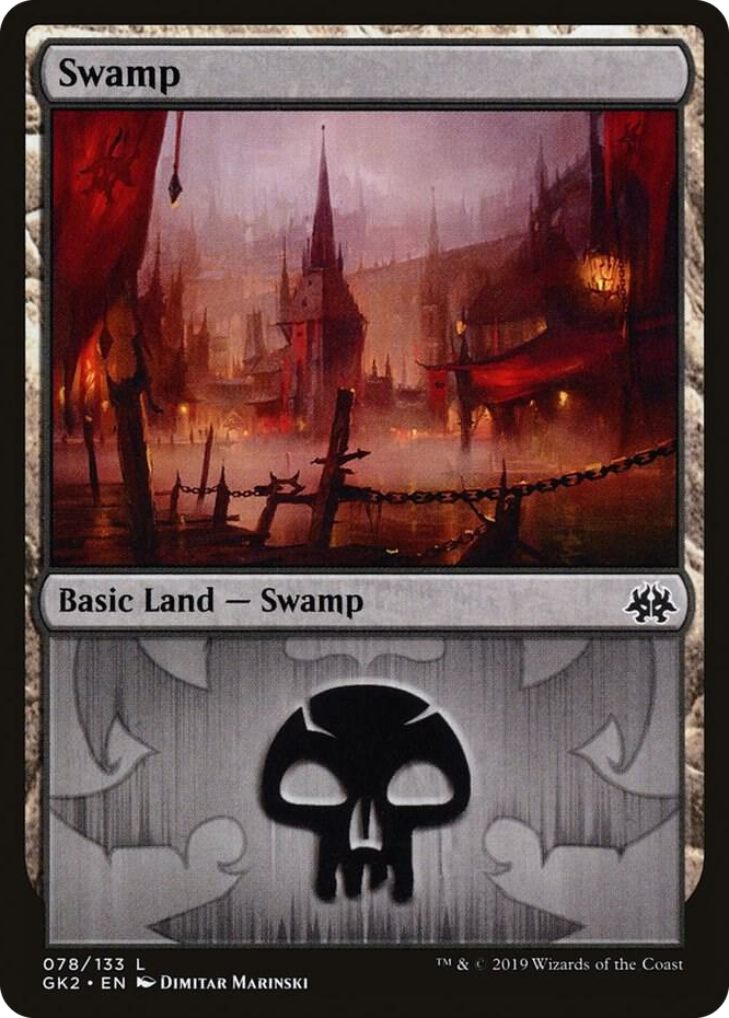 0078 Swamp (078) L Ravnica Allegiance: Guild Kits