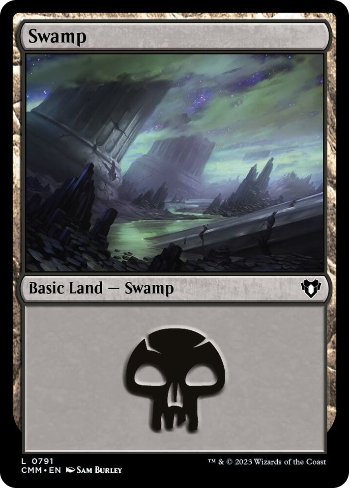 0791 Swamp (0791) L Commander Masters