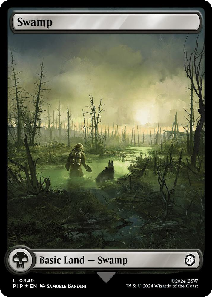 0849 Swamp (0849) (Surge Foil) L Universes Beyond: Fallout