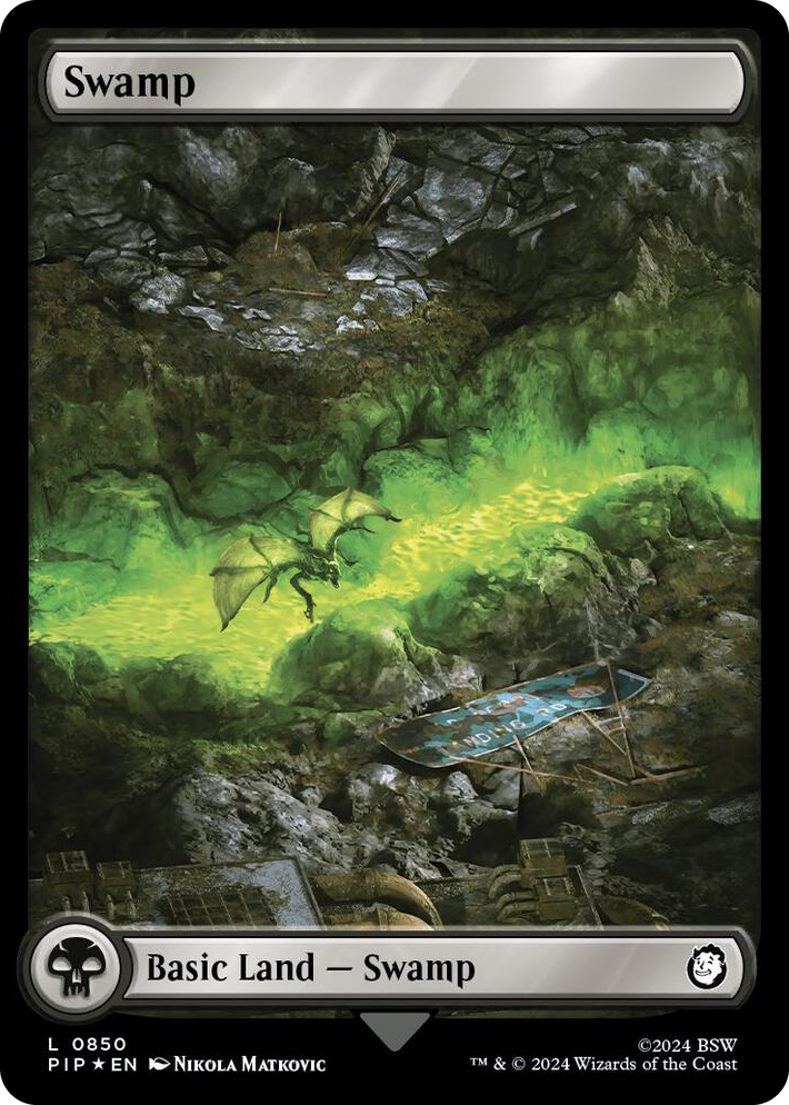 0850 Swamp (0850) (Surge Foil) L Universes Beyond: Fallout
