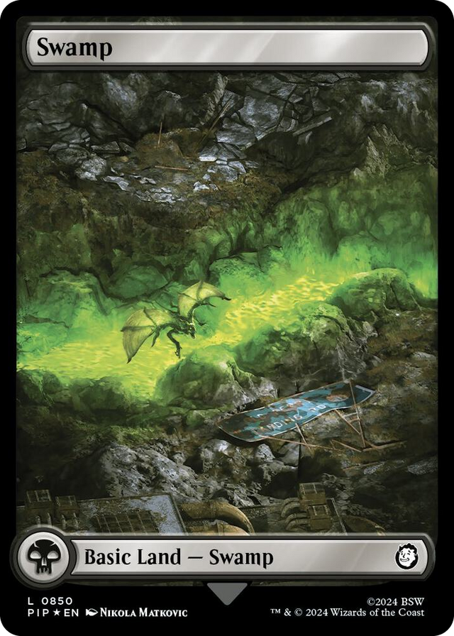 0850 Swamp (0850) (Surge Foil) L Universes Beyond: Fallout