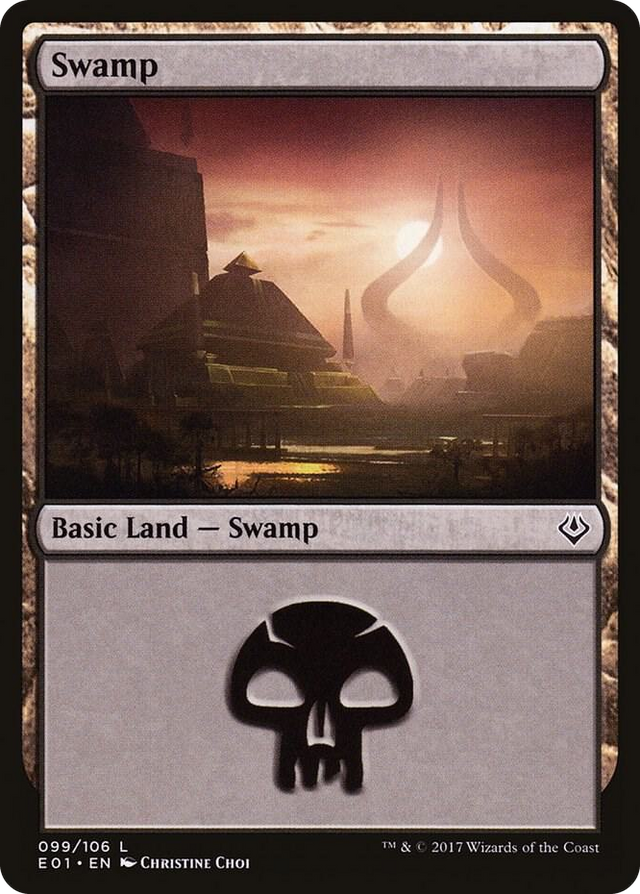 0099 Swamp (099) L Archenemy: Nicol Bolas