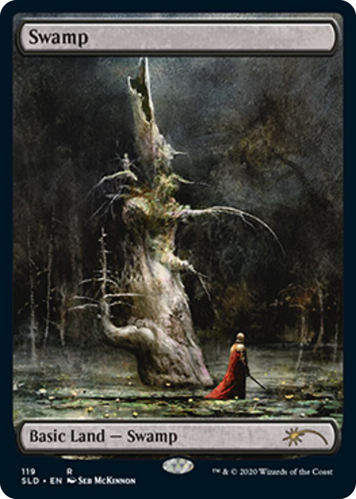 Swamp (119) (Seb Mckinnon) #119 R - Secret Lair Drop Series Pokemon card