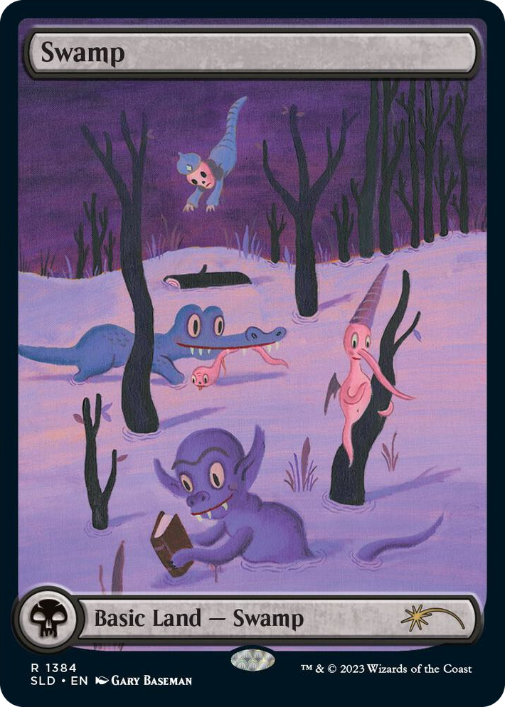 1384 Swamp (1384) R Secret Lair Drop Series