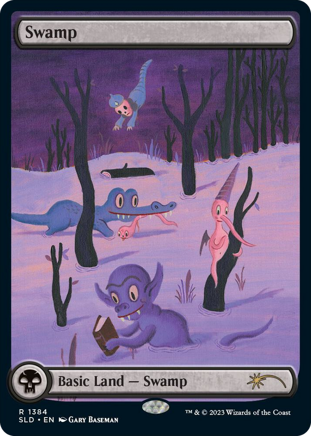 1384 Swamp (1384) R Secret Lair Drop Series