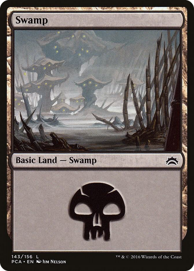 0143 Swamp (143) L Planechase Anthology