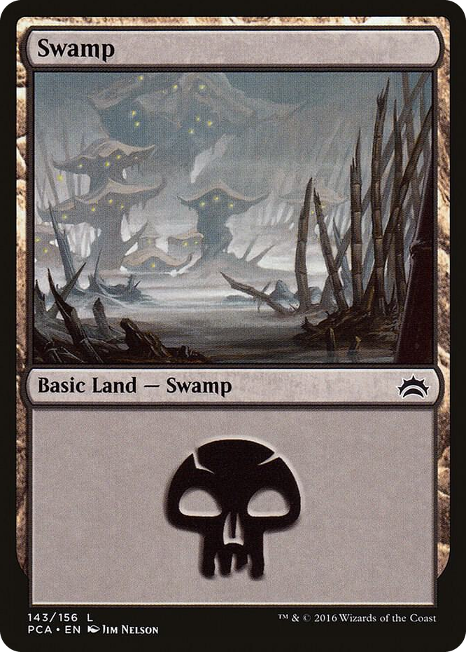 Swamp (143) #143 L - Planechase Anthology Pokemon card